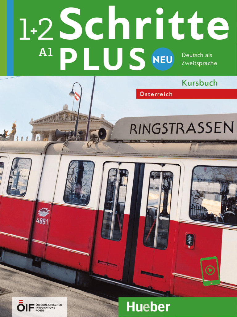 Schritte plus Neu 1+2 – Österreich, Kursbuch mit Audios online, ISBN 978-3-19-701080-9