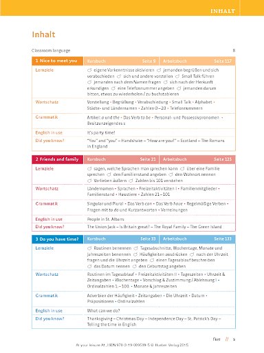 Inhaltsverzeichnis