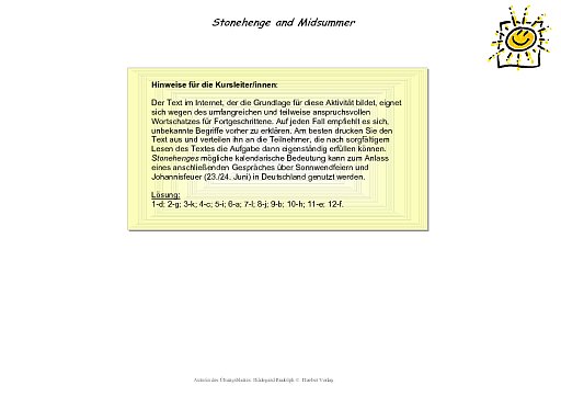 Stonehenge and Midsummer