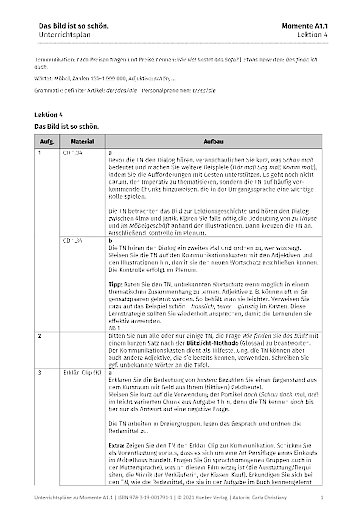 Unterrichtsplan