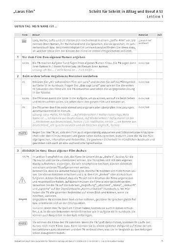 Didaktisierung „Laras Film”