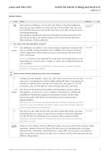 Didaktisierung „Laras und Tims Film”