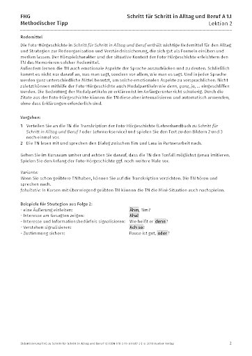 Didaktisierung Foto-Hörgeschichte