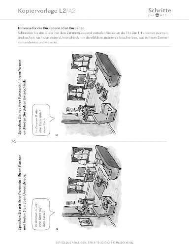 Kopiervorlage, Lektion 2, A2