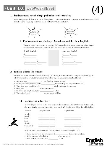 webWorkSheet Unit 10
