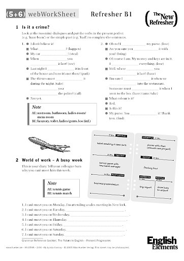 webWorkSheet Unit 5 + 6