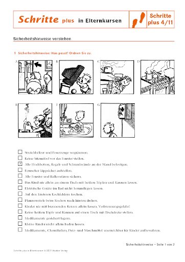 Lektion 11: Sicherheitshinweise verstehen