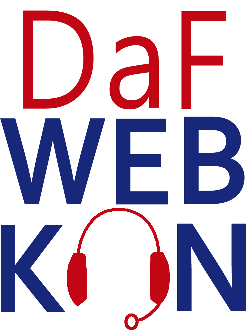 Logo der DaFWEBKON – Webkonferenz und Online-Fachmesse